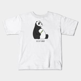 Big Day Panda Kids T-Shirt